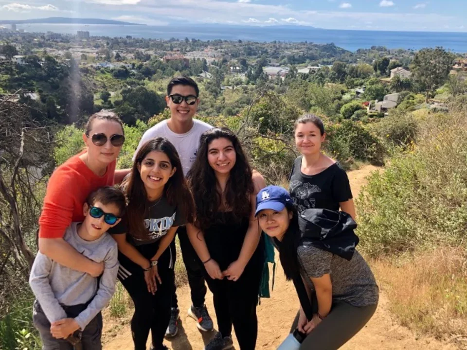 March 2020, before lockdown: hike in Temescal Canyon